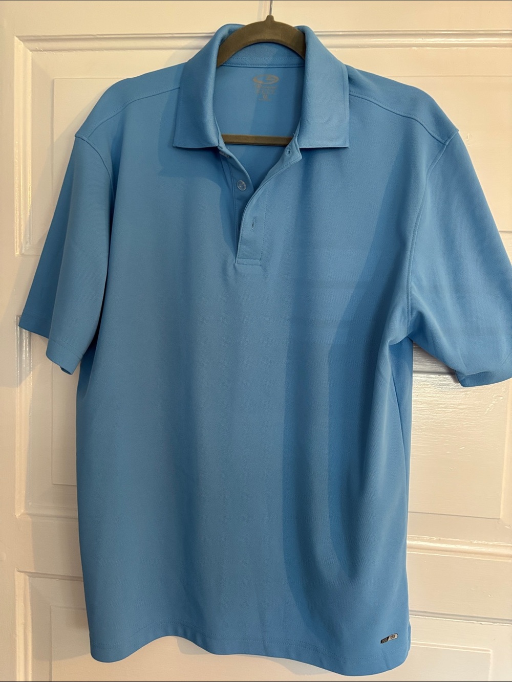 Champion Mens  Light Blue Performance Polo Shirt